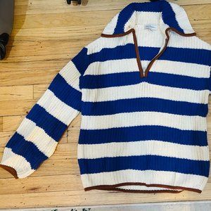 Striped Knit Pullover
